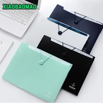 

Plastic File Folder Document Bags Expanding Wallet Bill Folders for Documents Fichario Escolar 325X245mm 8/12 Layers Packages