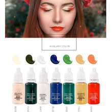 23/набор бровей и губ постоянный пигмент для перманентного макияжа пигмент для микроблейдинга Косметика тату художественная краска набор краски