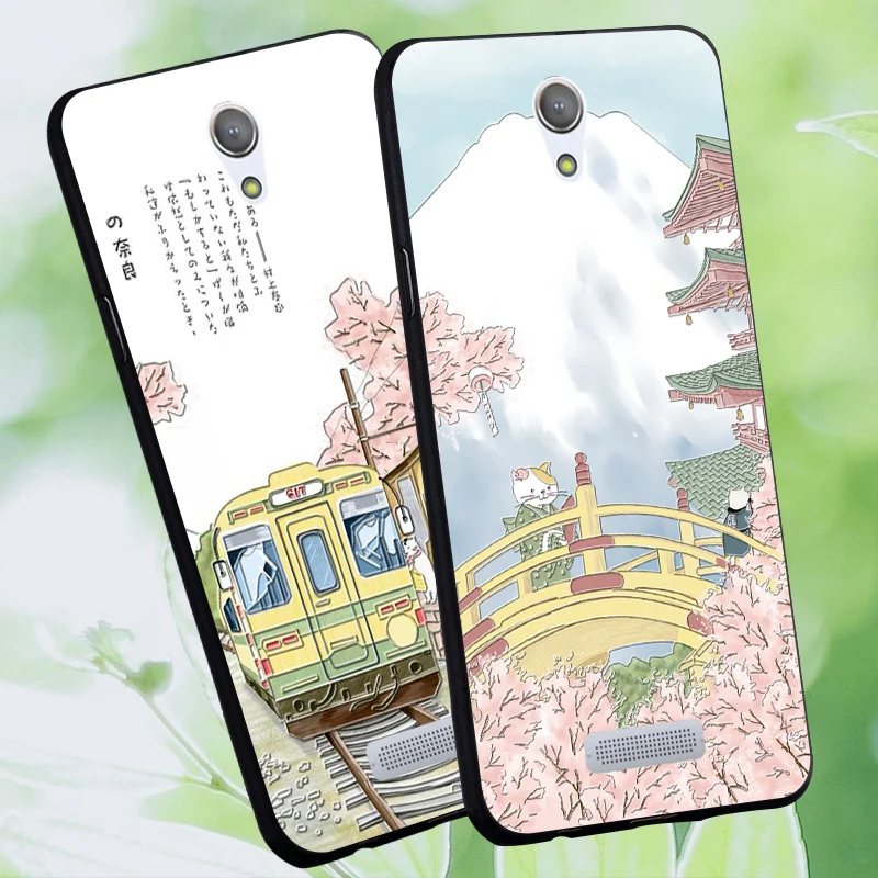 

Pretty TPU Silicone Case For Gionee S5.1 Fly IQ4516 Cartoon Girl Simple Shell Cover For Highscreen Tasty / Power Five (5) Pro