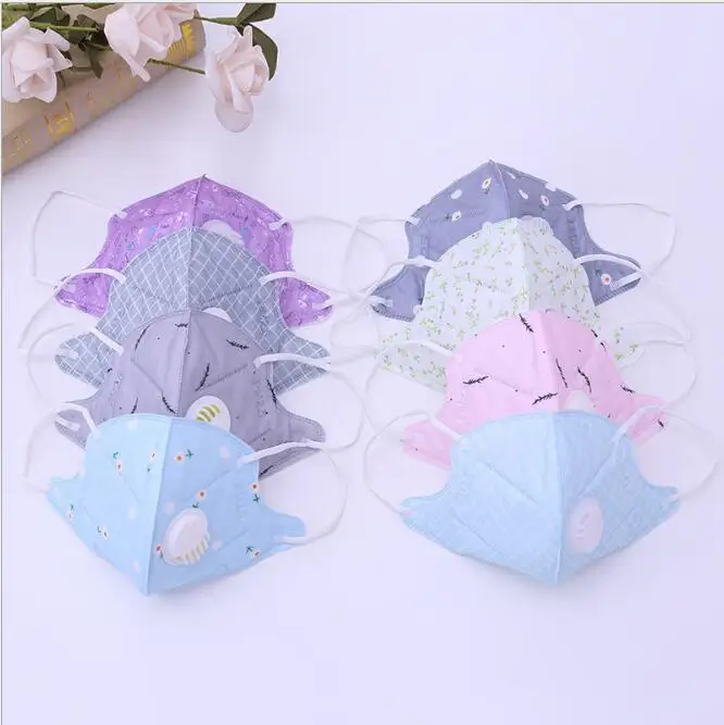 

10pcs Anti-fog mask breathable valve multi-color spunlace dust mask sunscreen disposable mask multi-color mixed hair