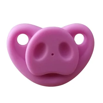 

New Baby Silicone Comfort Nipple Pig Nose Nipple Healthy And Safe Baby Nipple Cute Baby Pacifier