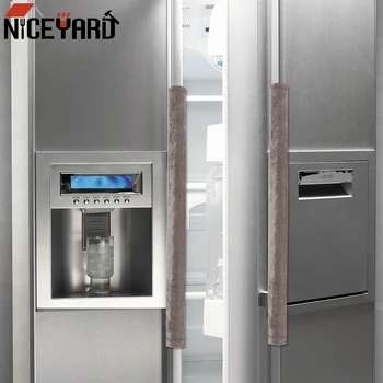 

NICEYARD 2Pcs/set Refrigerator Door Handle Protector Kitchen Tools Door Knob Cover Dust Covers Home Decoration Double Side
