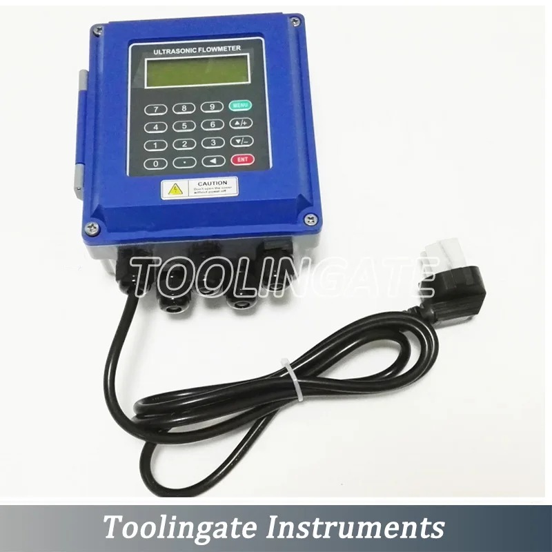 

ultrasonic liquid digital flow meter TUF-2000B TM-1 Transducer (DN50mm-700mm) PT-100 heat sensor RS485 Communication