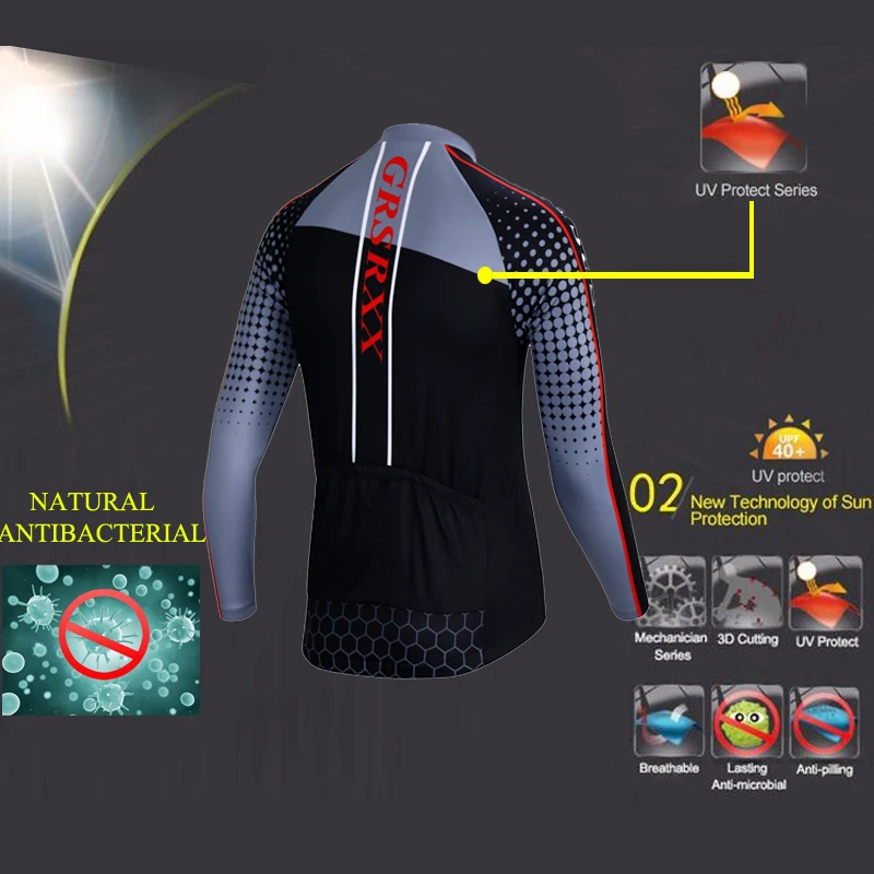 GRSRXX Pro Велоспорт Джерси Набор для велоспорта Одежда MTB Одежда для езды на велосипеде костюм велосипед спортивная одежда Ropa Ciclismo