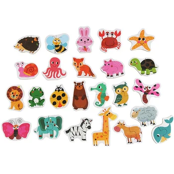 

My First Jigsaw Puzzle Toys for Children Kids Large Matching Puzzle Games Early Learning Card Kids Educational Toys Xmas Gifts