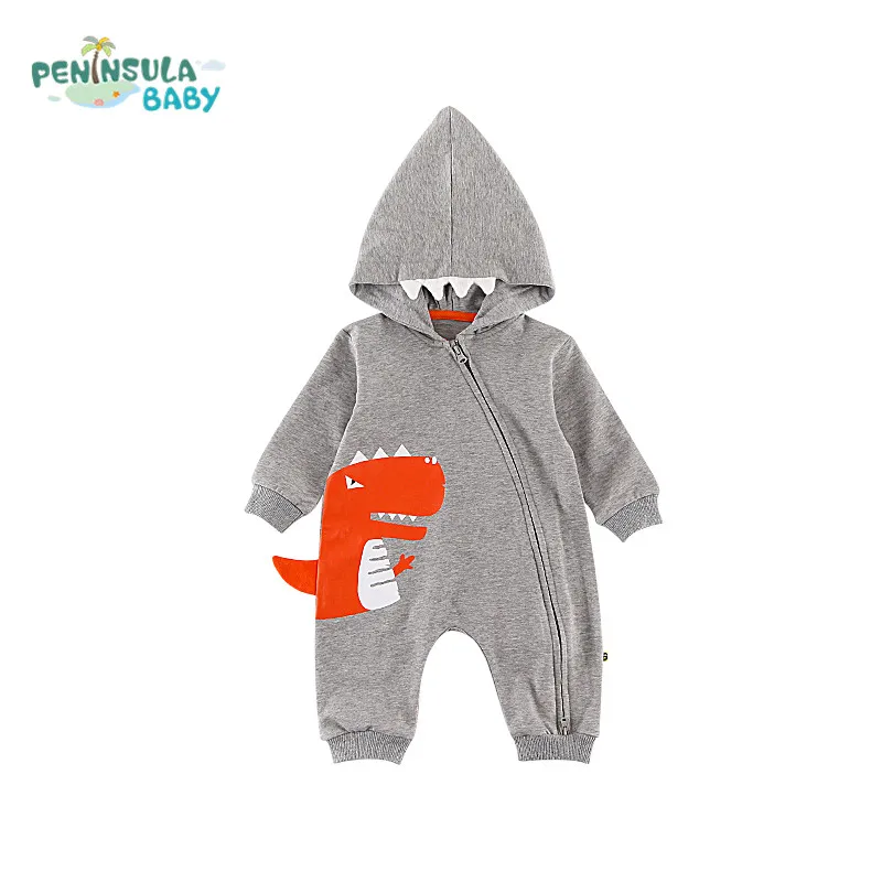 Cartoon Dinosaur Baby Romper Spring Overalls Boys Girls Jumpsuit