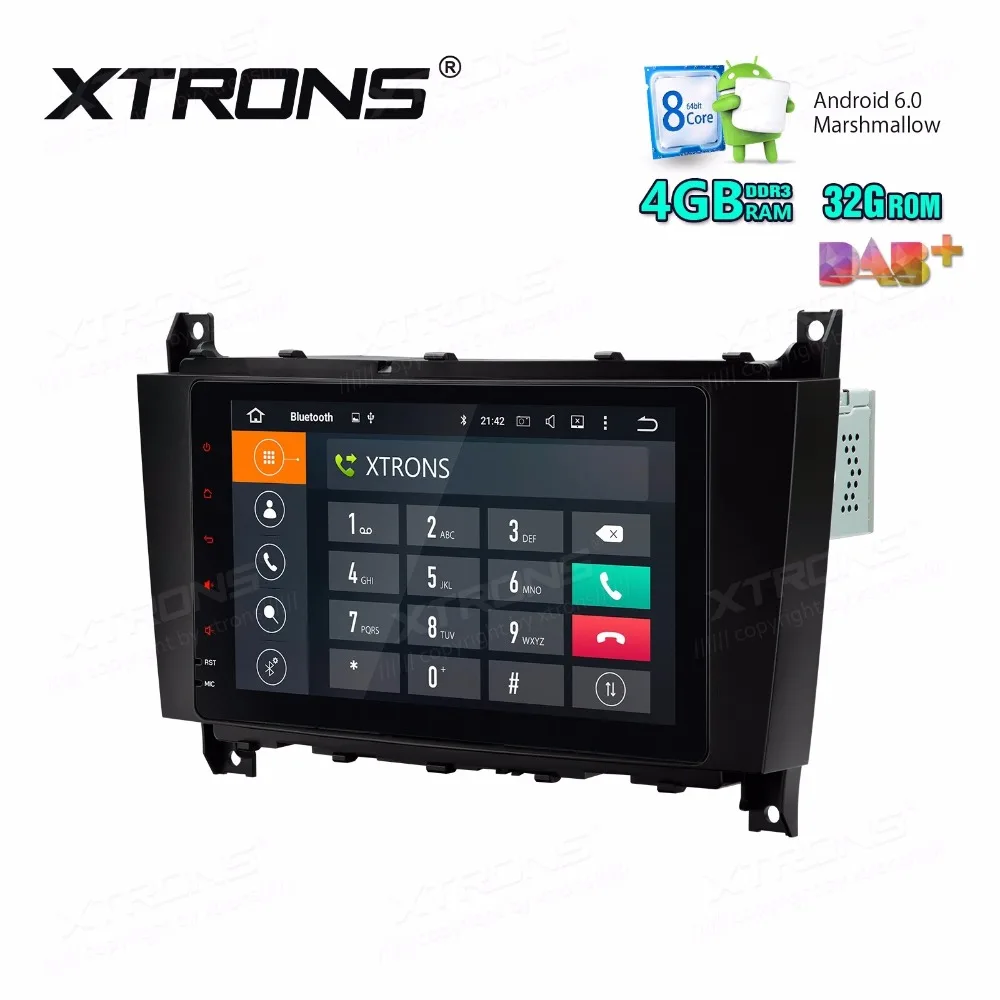 Sale 8" Octa-Core Android 6.0 OS Special Car Multimedia GPS Radio for Mercedes-Benz CLK-Class W209 2005-2006 & C-Class W203 2004-2007 3