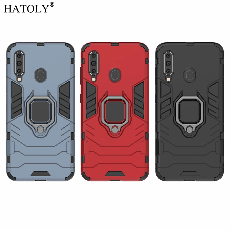 HATOLY For Samsung Galaxy A60 Case SM-A606f Cover Magnetic Suction Ring Bracket Cases Silicone Hard Armor Cover for Samsung A60 HATOLY For Samsung Galaxy A60 Case SM-A606f Cover Magnetic Suction Ring Bracket Cases Silicone Hard Armor Cover for Samsung A60