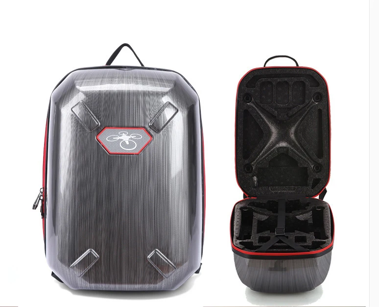 Прочный рюкзак сумка на плечо для DJI PHANTOM 2 RC Квадрокоптер DJI PHANTOM 3 STANDARD PRO 4 K 1080 P ADV RC Дрон FPV водонепроницаемый - Цвет: Metal Color