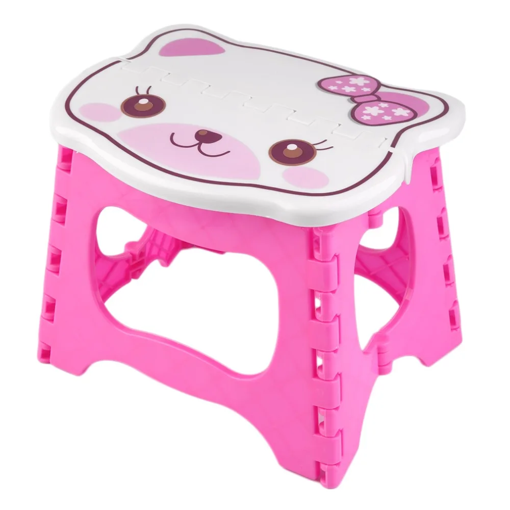 

New Cute Foloable Chair Superior quality Durable Infant Baby Foldable Folding Step Stool Chair Kids Store Flat Outdoor Stylish