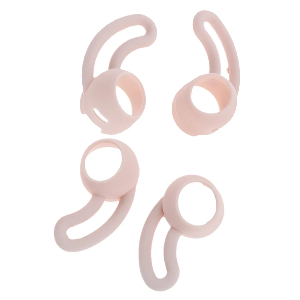 2 Pairs Small/Large Silicone Earhook Wingtips For Beatsx Urbeats Earbuds Hook Replacement Fit Most Ears Ultra Soft