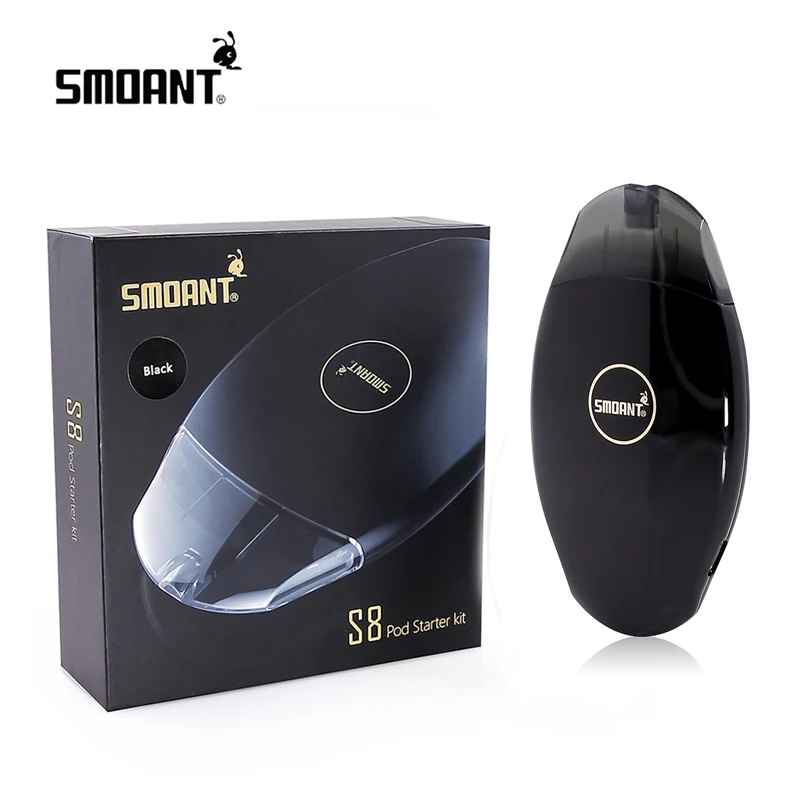 Оригинальный Smoant S8 Starter kit 2 мл картридж Pod Системы все-в-одном комплект для электронной сигареты 370 мАч батареи электронная сигарета