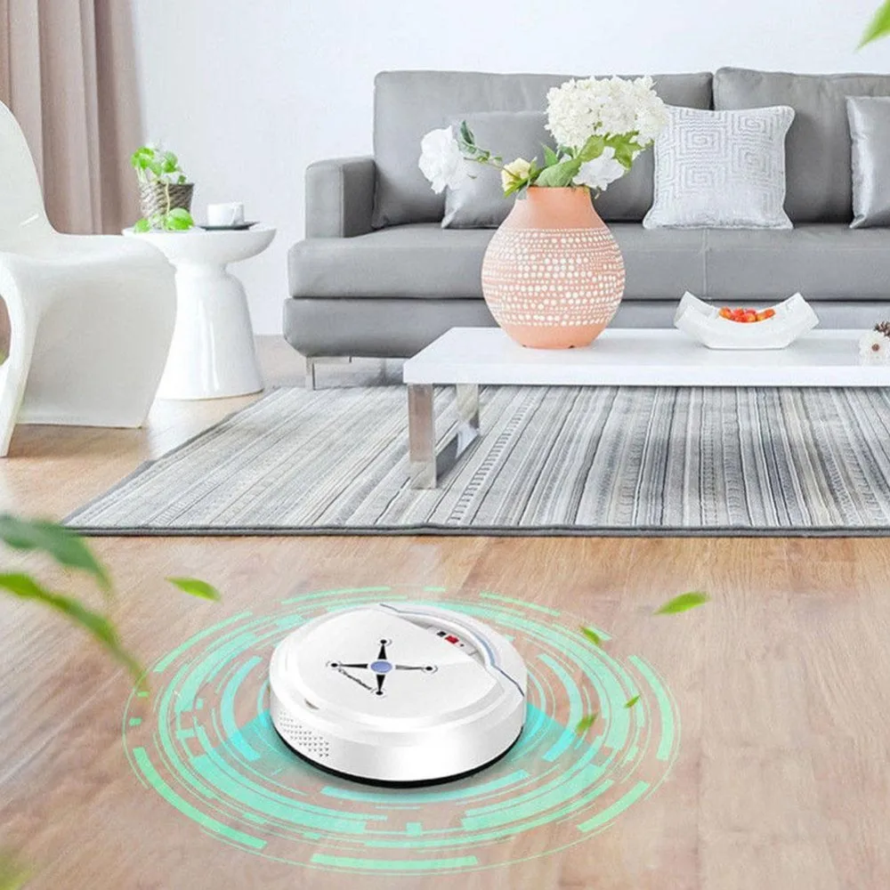

2 ColorHome Auto Cleaner Robot Microfiber Smart Robotic Mop Floor Corners Dust Cleaner Sweeper Vacuum Cleaner Home Mandatory