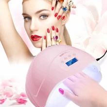 24 лампы бусины 48 Вт лак для ногтей отверждения ногтей с датчиком Маникюр УФ/светодиодный светильник лампа 10 s/30 s/60 s/99 s Установка таймера