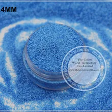 TCF505 неоновые Синие Цвета 0,4 мм Размер устойчив к растворителям блеск для пилка для ногтей или другие DIY украшения