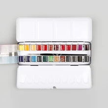 Франция Sennelier Топ мед 24 цвета акварельные краски Мастер Уровень Железа broxight твердый мед aquarella прекрасный подарок artlam