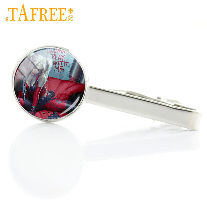 

JOINBEAUTY New Cartoon Clown female Batman Joker Killing Joke men tie clips fashion Game The Zelda tie bar jewelry A397