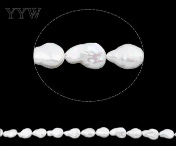 

Cultured loose beads Coin Freshwater Teardrop Pearl Beads natural white 12-13mm Strand 15"For Necklace Jewelry Making