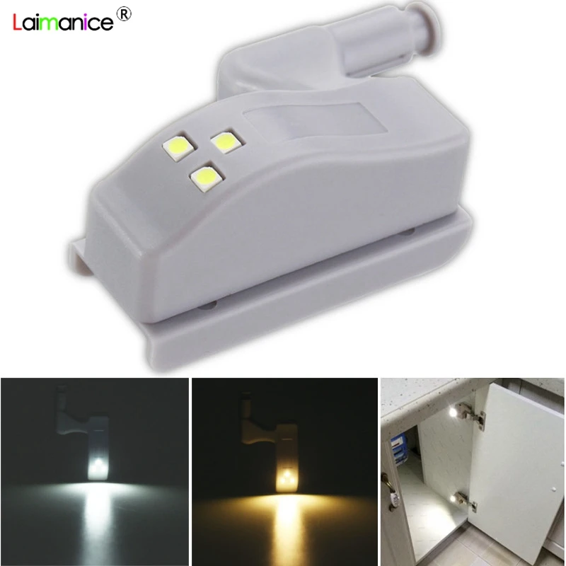 Светодиодный светильник под шкаф универсальное освещение для гардероба сенсор светодиодный Armario внутренняя шарнирная лампа для шкафа кухни