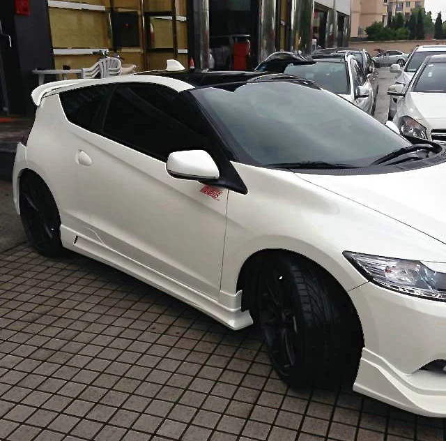 FRP боковая юбка для HONDA CRZ 10,2-12,8 CR-Z ZF1 CW стильная боковая юбка из стекловолокна комплект для тюнинга обшивки для CRZ гоночная часть