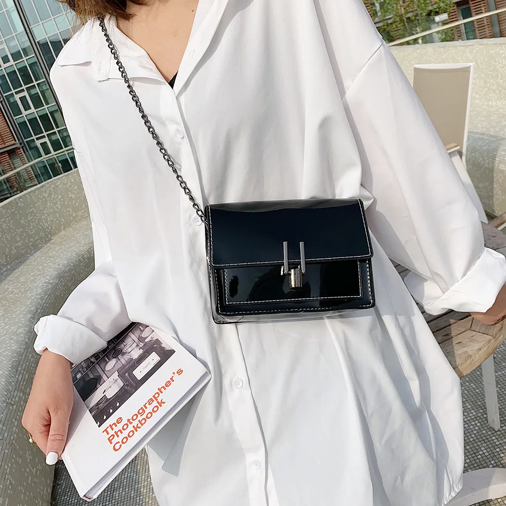 Сумка на плечо новая качественная модная однотонная кожаная сумка через плечо сумка на плечо Женская