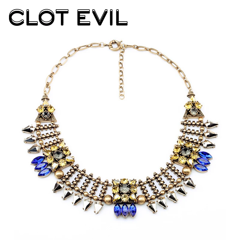 Fashion Jewelry Exaggerate Retro Lady's Sweater Chain Female Ornaments