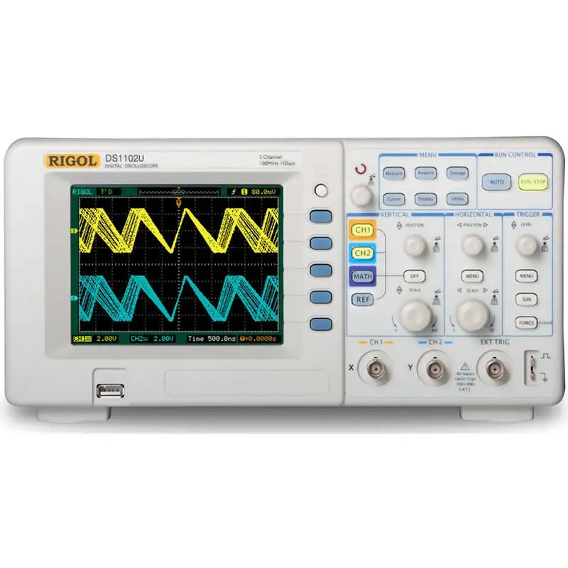 

RIGOL general source DS1102U digital oscilloscope 100M bandwidth true color 1G sampling / new mail