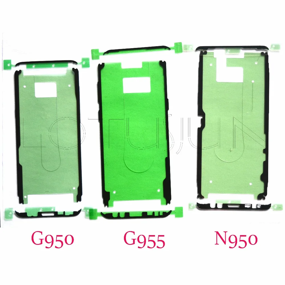 

2set Pre-Cut screen Front Frame Adhesive LCD Sticker For Samsung Galaxy S8 G950 S8 plus G955 Note 8 N950