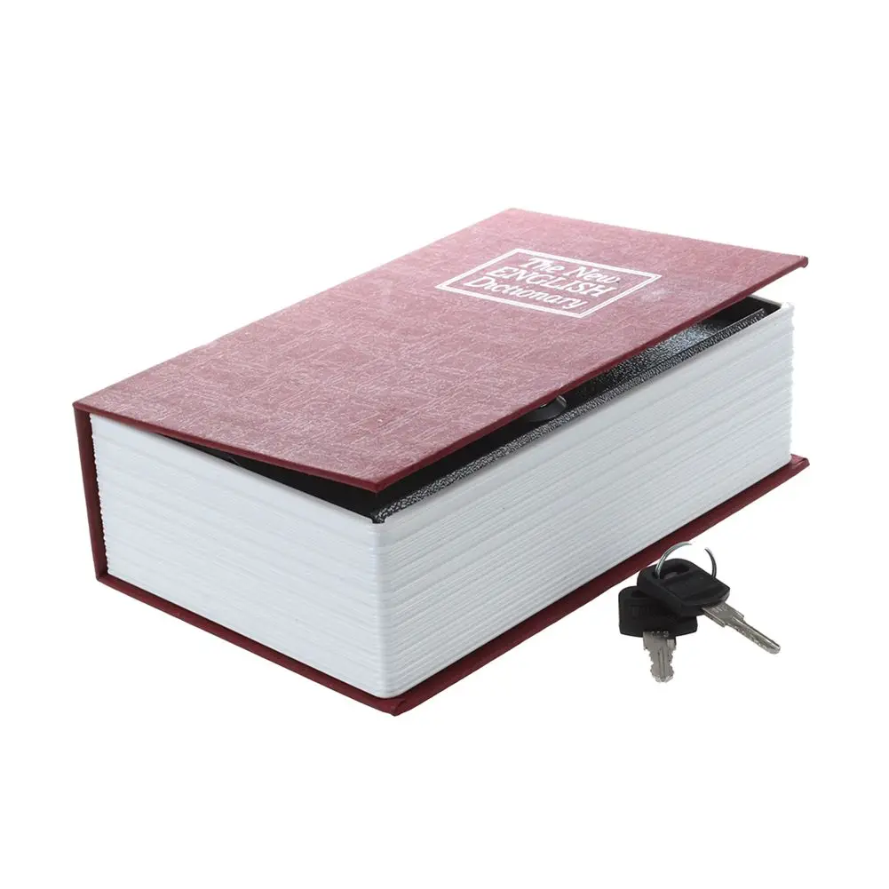 New Dictionary Book Secret Hidden Safe Key Lock Cash Money Jewellery