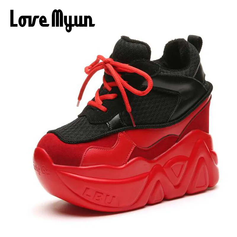 

Spring Autumn Women Casual Shoes Comfortable Platform Shoes Woman Sneakers Ladies Trainers transparent Rhinestone shoes VV-57Z