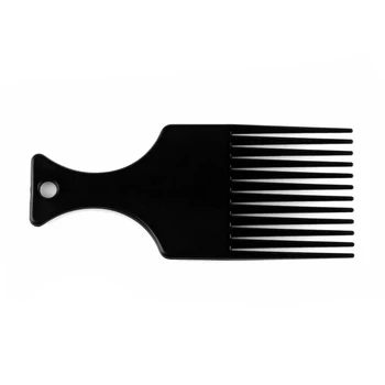 

1PC Professional Black Long Tooth Afro Comb Curly Hair Brush Salon Hairdressing Styling Tools Pick Styling Accessory Comb