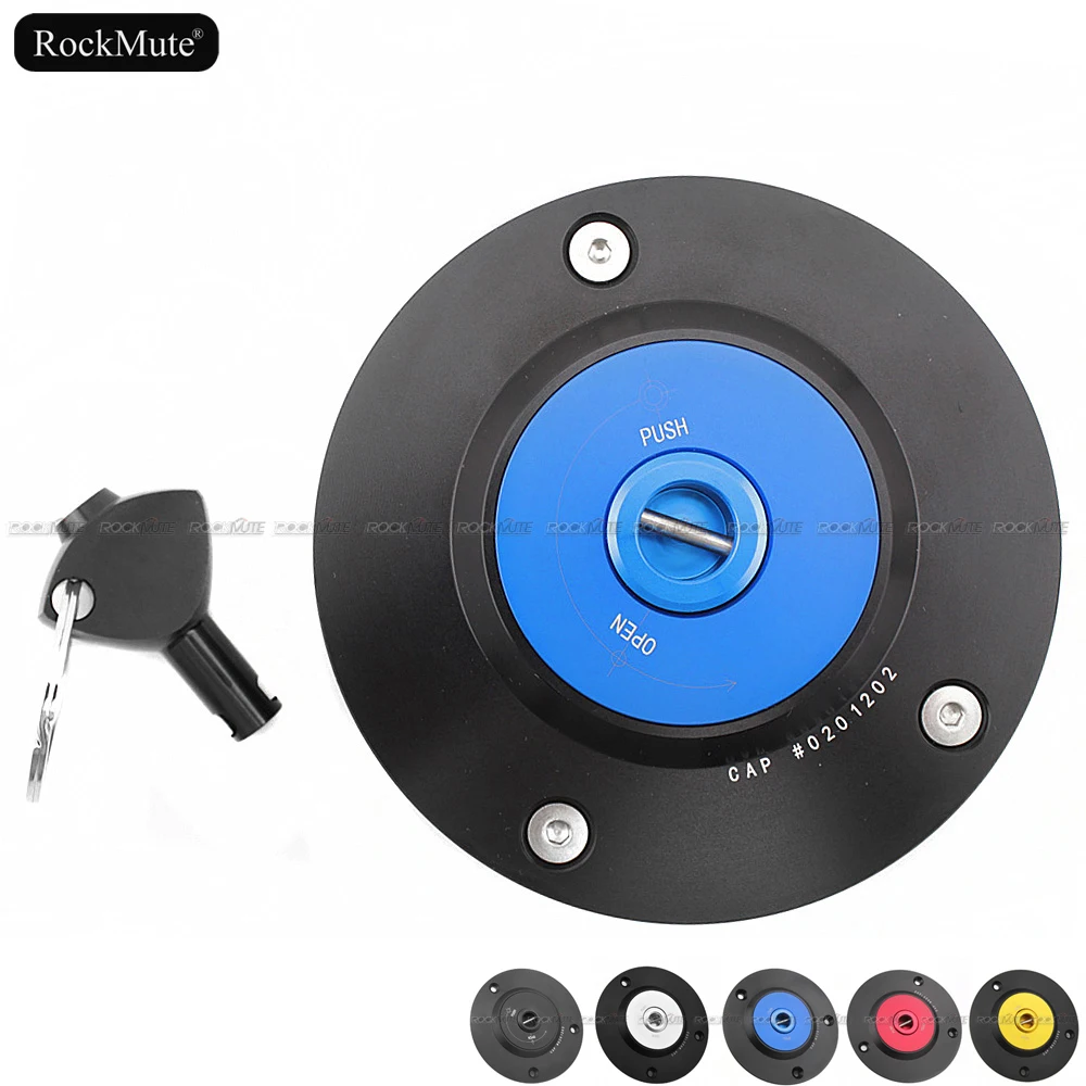 Key Lock Gas Fuel Tank Cap Cover For Yamaha YZF R6/R1/R25/R3 YZF R125