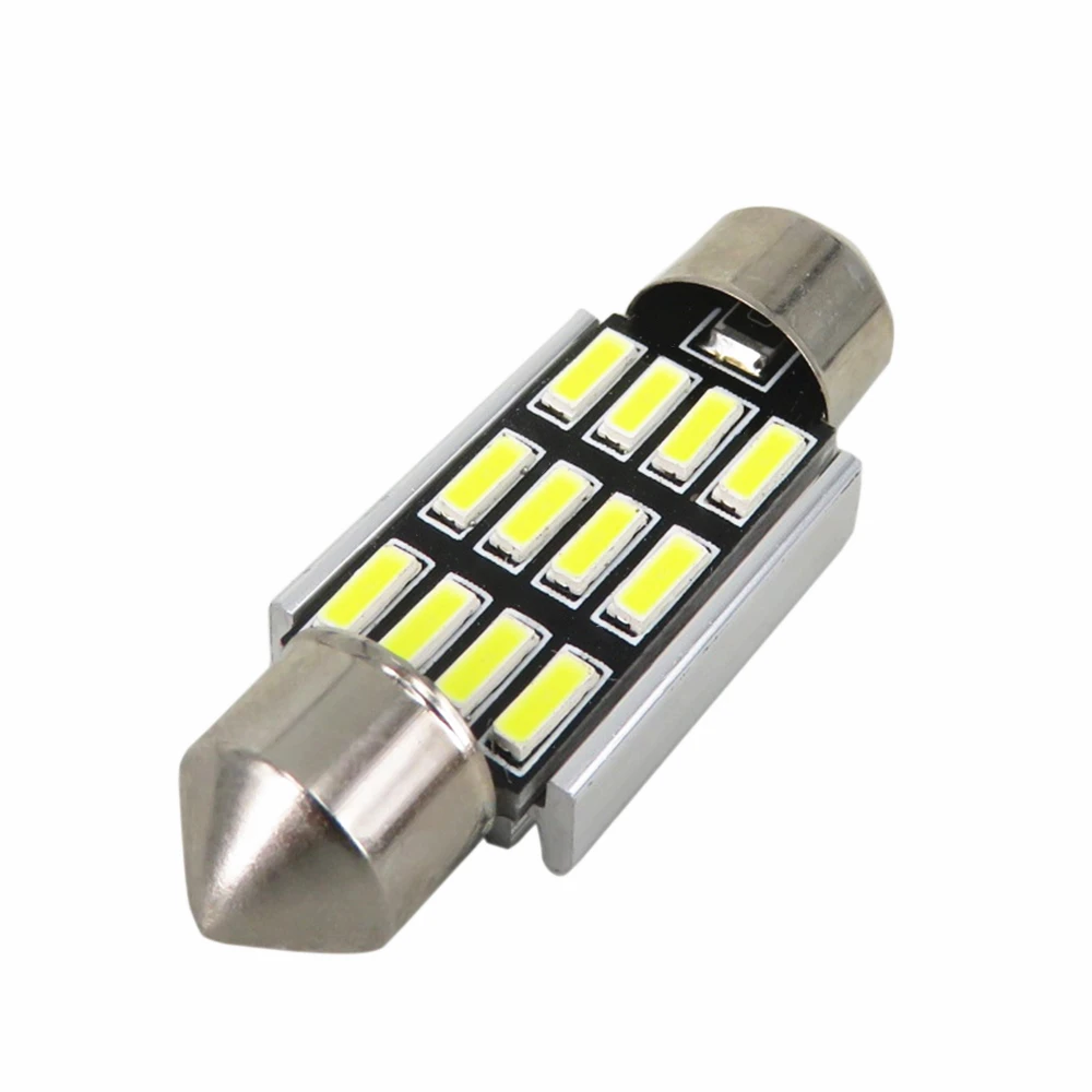 WLJH 6x Canbus Автомобильный светодиодный источник освещения 4014 SMD 31 мм 36 39 41 12 В