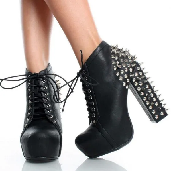 black_lace_up_boots_chunky_heels_platform_shoes_with_rivets