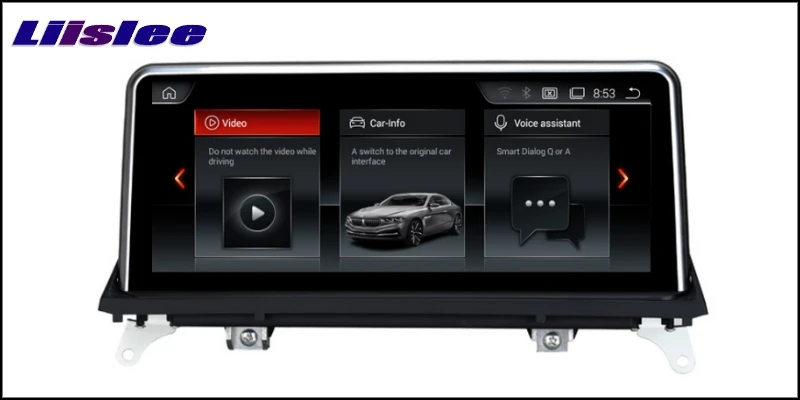 For BMW X6 E71 2008~2010 LiisLee Car Multimedia GPS Audio Hi-Fi Radio Stereo Original Style For CCC Navigation NAVI 44