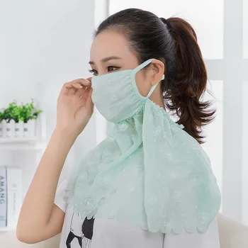 

Multifunctional Style Riding Driving Chiffon Scarf Seamless Bandana Scarves Mask Anti-uv Neck Sunshade Tube Face Masks Wrap