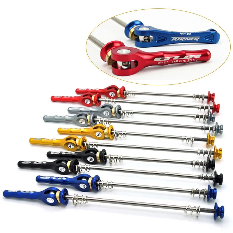 

GUB Quick Release Skewer CNC Ultralight High-Strength MTB Hubs Road Bike Cycling Skewer Lever Set Bicycle Front Rear QR Hubs