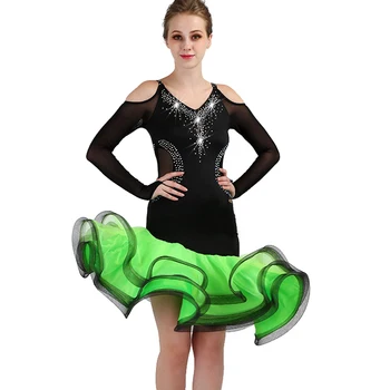 

latin dance competition dresses tango latin dress woman girls dancewear latin dance costumes woman girls