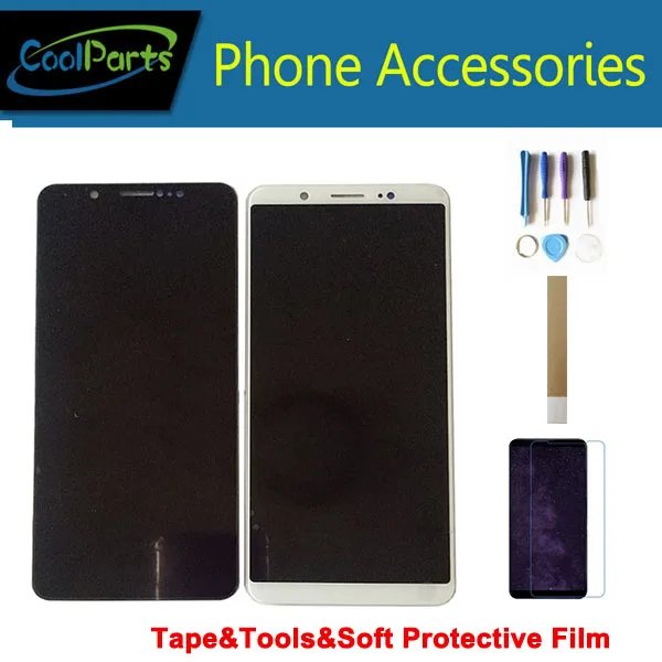 

1PC/Lot 6.0 Inch For Vivo V7 Plus LCD Display Screen+Touch Screen Digitizer Assembly Replacement Part Black Color With Kits