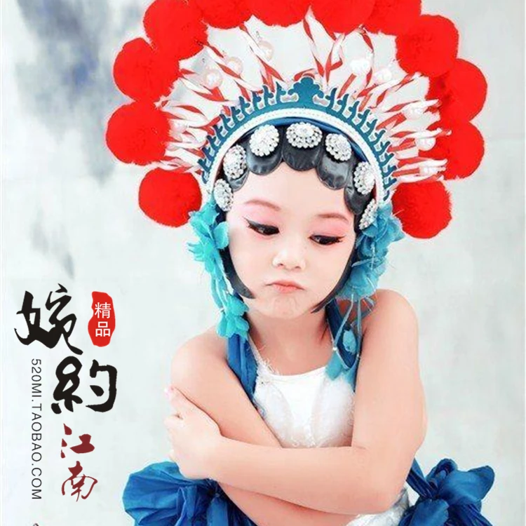 Тиары и костюмы Shi Ling Opera в улучшенном стиле для девушек женщин костюм ханьфу