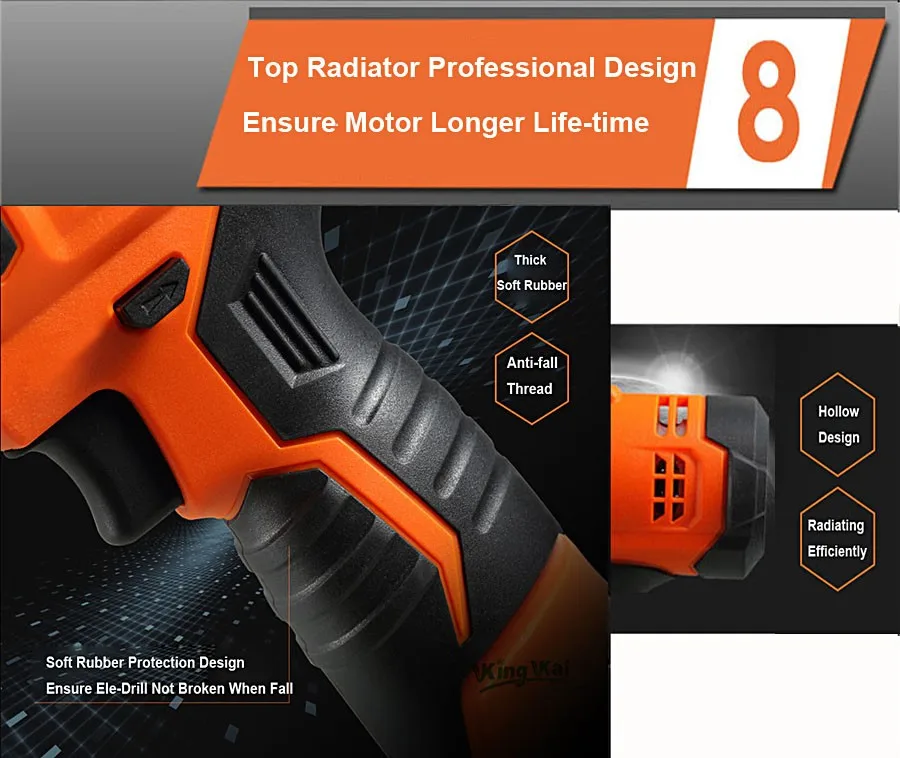 Cordless Lithium Battery Electric Drill-19