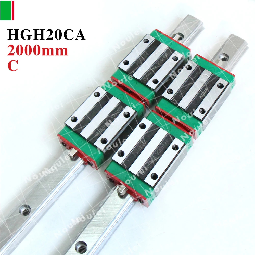 HIWIN HGR20 2000mm Linear guide rail 2000mm for Custom length with