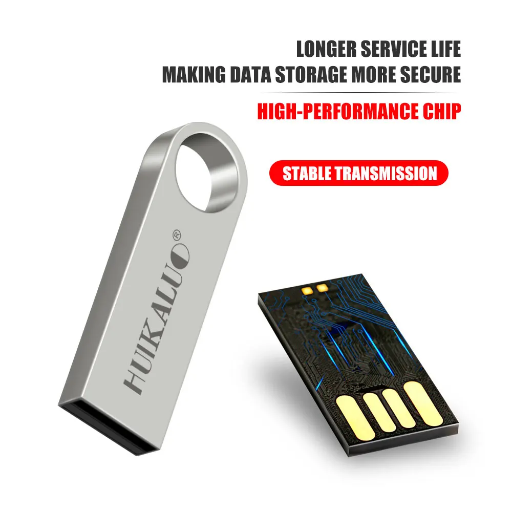 Модный USB флеш-накопитель 4 ГБ 8 ГБ 16 ГБ портативный металлический USB флэш-диск 32 Гб карта памяти, Флеш накопитель 64 Гб
