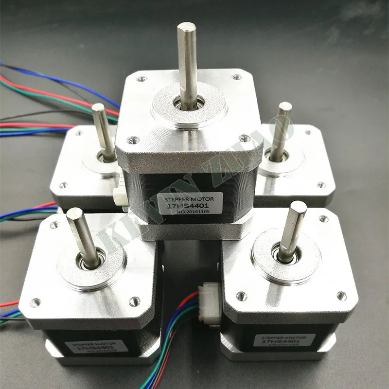 5 шт. 4 проводной шаговый двигатель Nema17 42bygh 1.7A (17HS4401) для 3D принтера и CNC XYZ|nema17 stepper