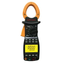 MASTECH MS2203 ваттметр 3-фазный Профессиональный Высокая чувствительность клещи Мощность коррекция коэффициента USB истинного среднеквадратичного значения 4 провода тестер