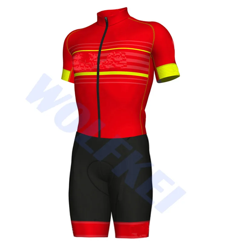 Летняя одежда для велоспорта цельный комбинезон Ropa Ciclismo 3 задних кармана Женская велосипедная одежда# SK2019000627001 - Цвет: Skinsuit h4