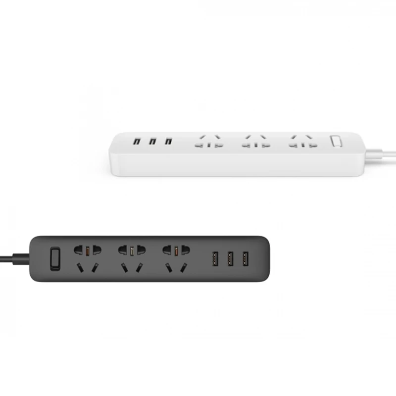 Оригинальная Выходная полоса питания Xiaomi Быстрая зарядка 3 USB Стандартный
