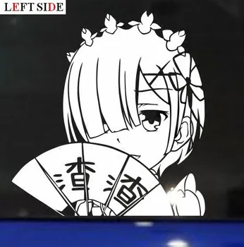 

LEFT SIDE Car Stickers HD Inkjet Engraving Decoration Rear Window Sticker Decor Waterproof Protective Film
