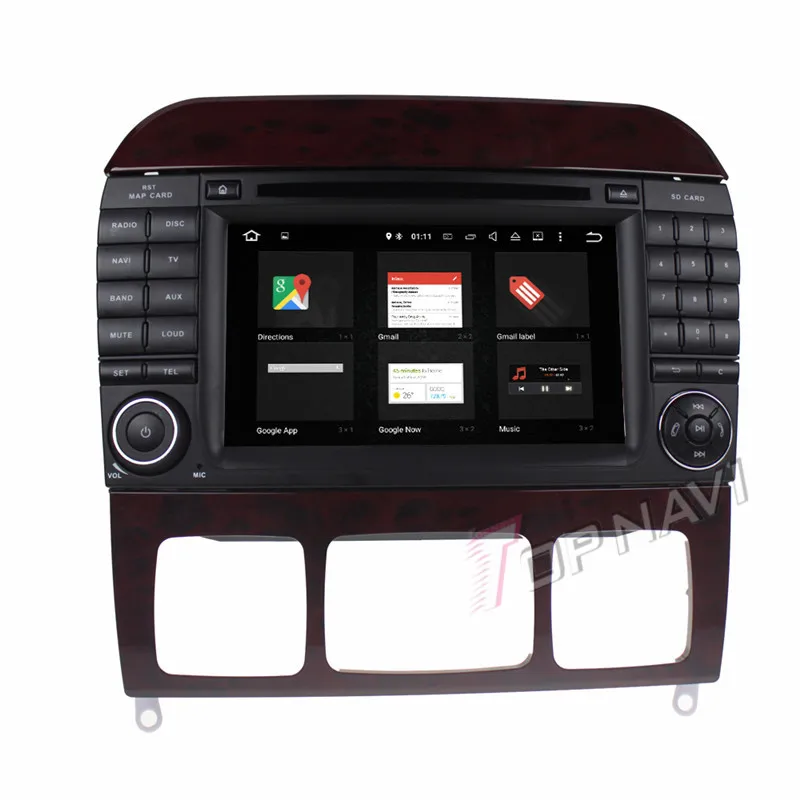Best Topnavi Android 7.1 Car DVD Player Radio for Benz S Series R-W251/R280/R300/R320/R350/R500(2006-) Stereo GPS Naviagtion 2G+16GB 21