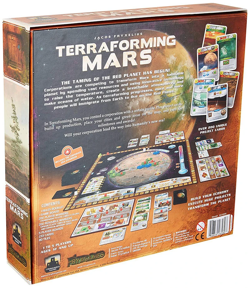 Terraforming Mars настольная игра, новинка, игрушки для детей, семейные гаджеты для вечеринки, детская, взрослая, питьевая игра, карта